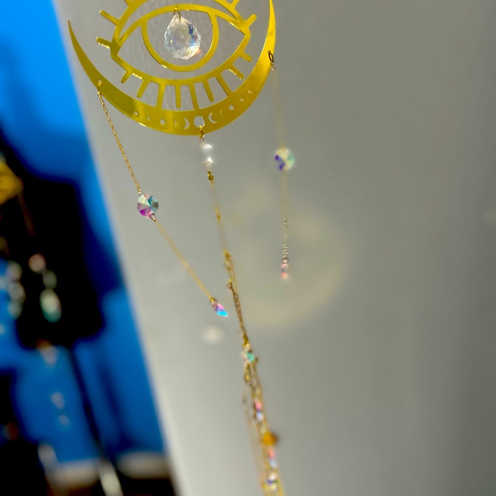 Evil eye suncatcher